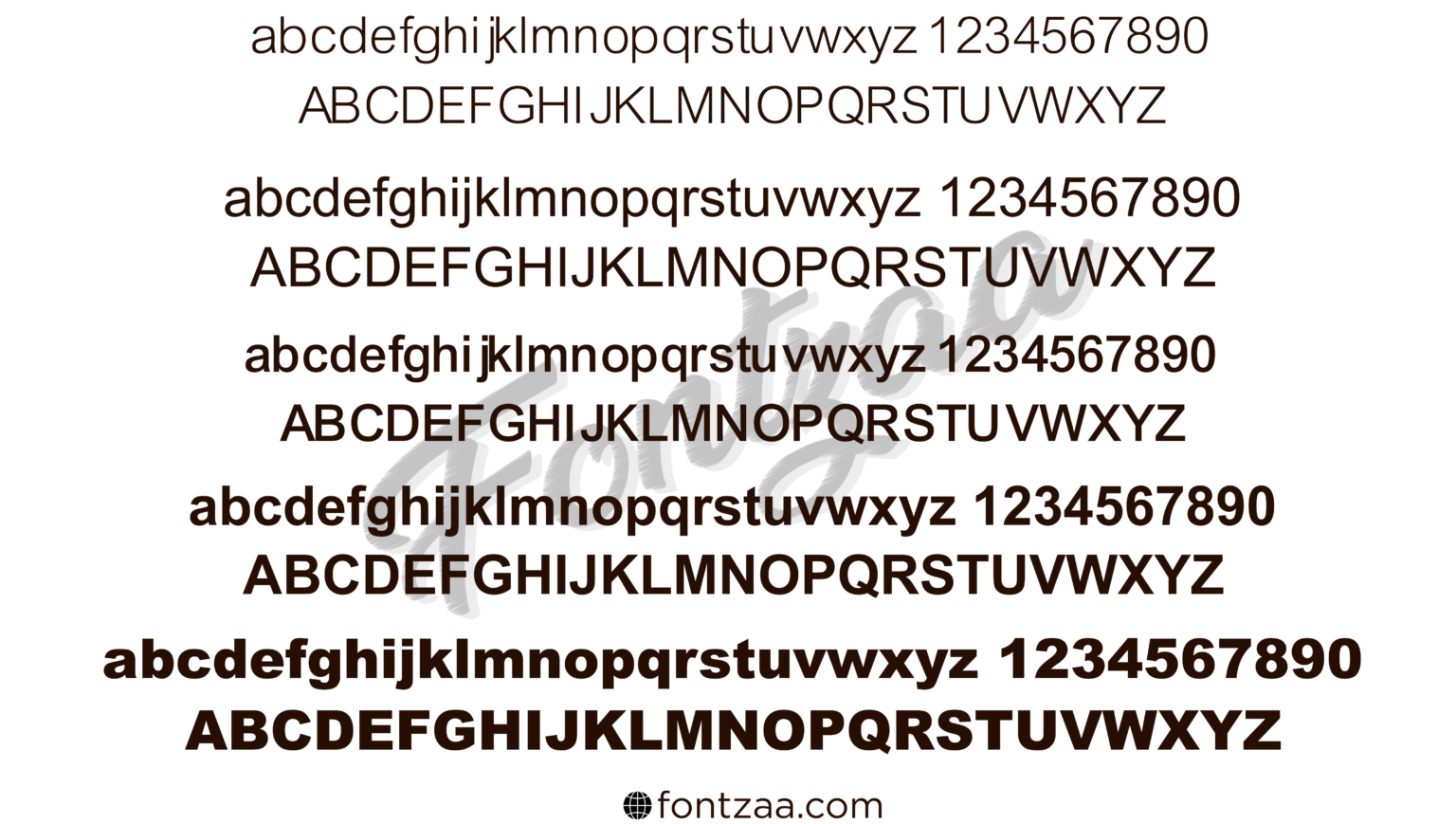 Arial Font Fontzaa Exclusive Fonts Library