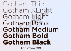 Gotham Font Fontzaa Fonts Free Download