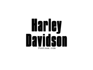 Harley Davidson Font - Fontzaa - Fonts Free Download
