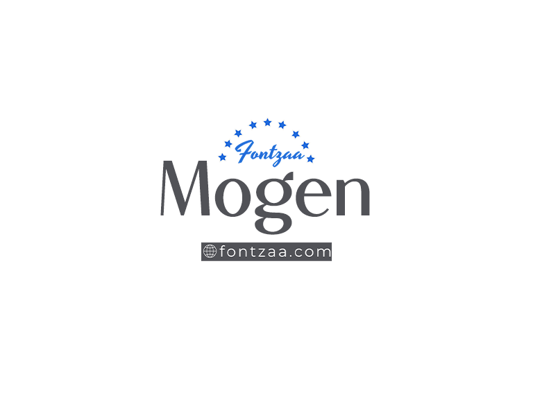 Mogen Font Fontzaa Exclusive Fonts Library Mogen Font Fontzaa Exclusive Fonts Library