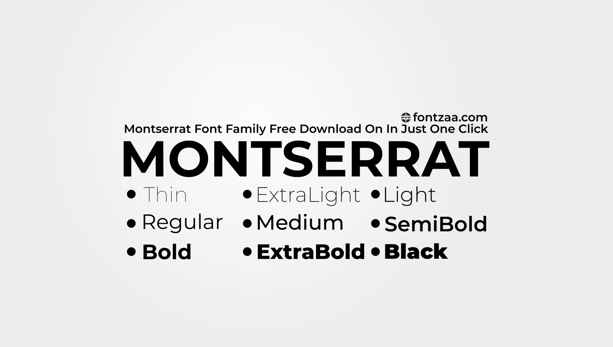 download montserrat font