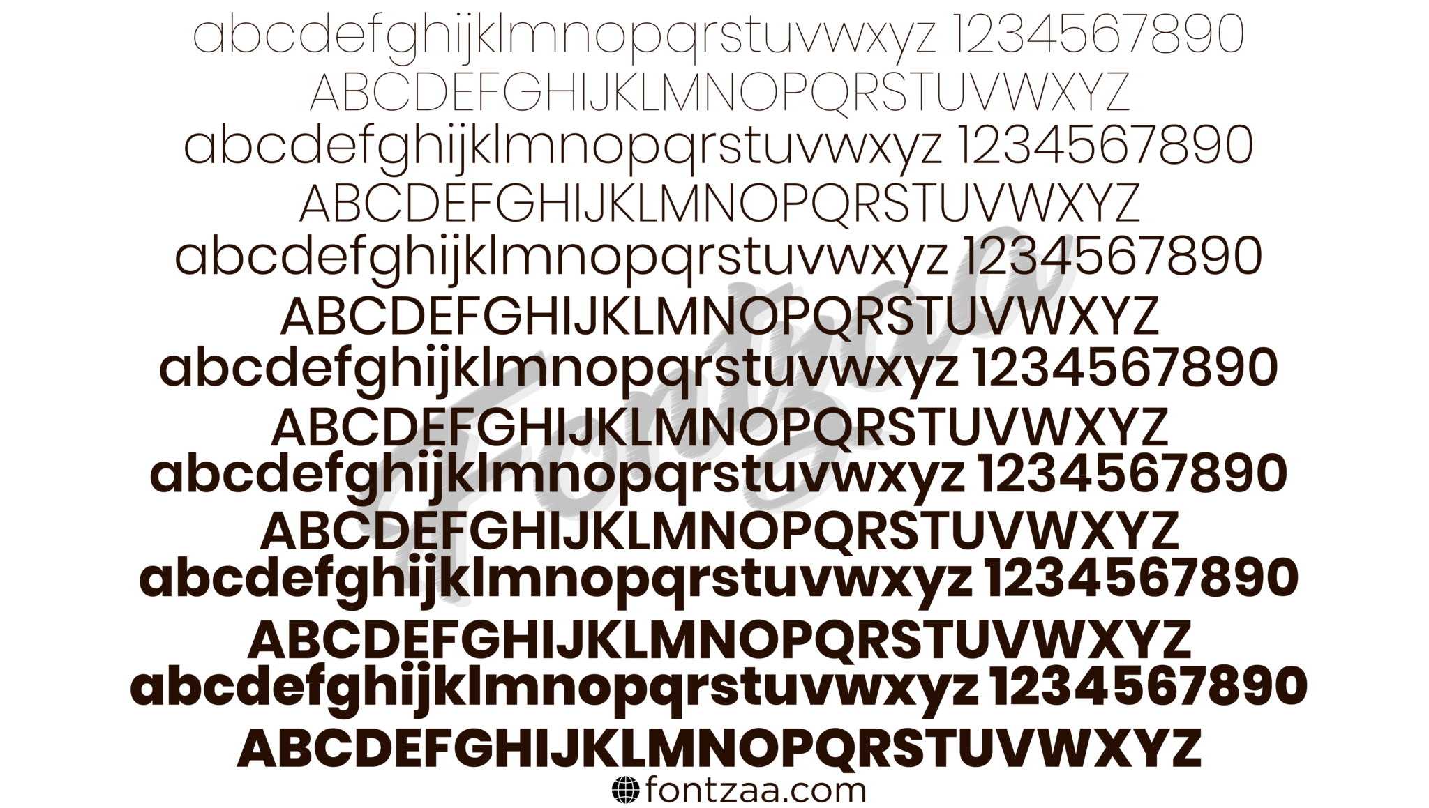 Poppins Font - Fontzaa - Exclusive Fonts Library