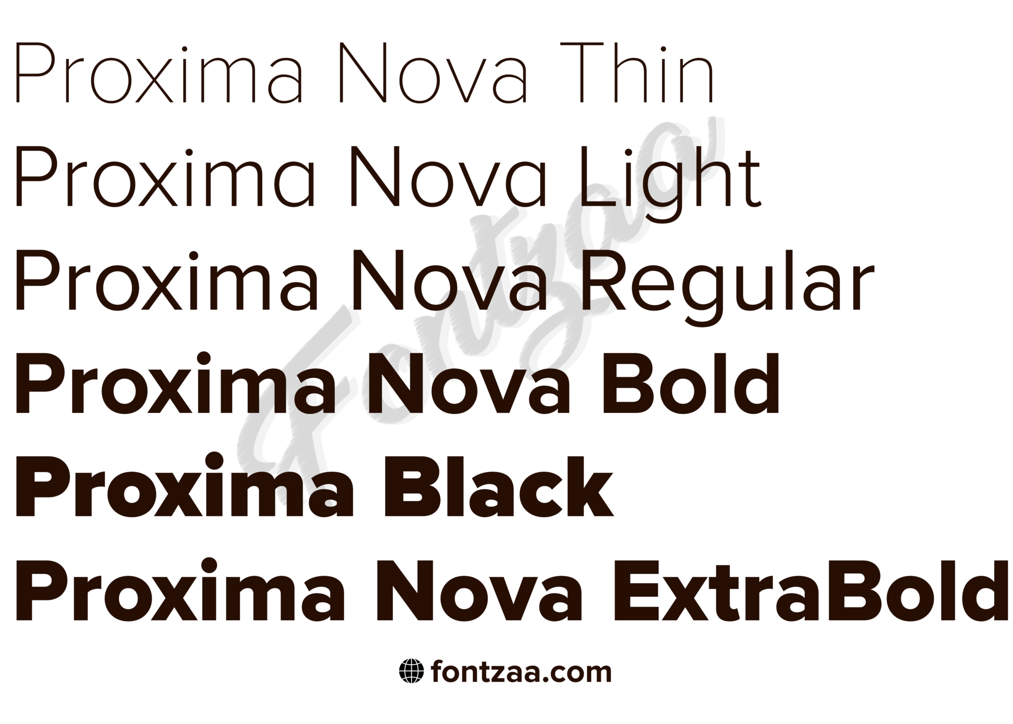 download proxima nova font free mac