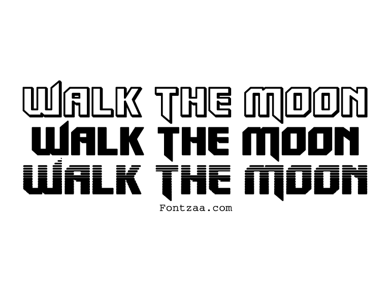 Walk The Moon Font