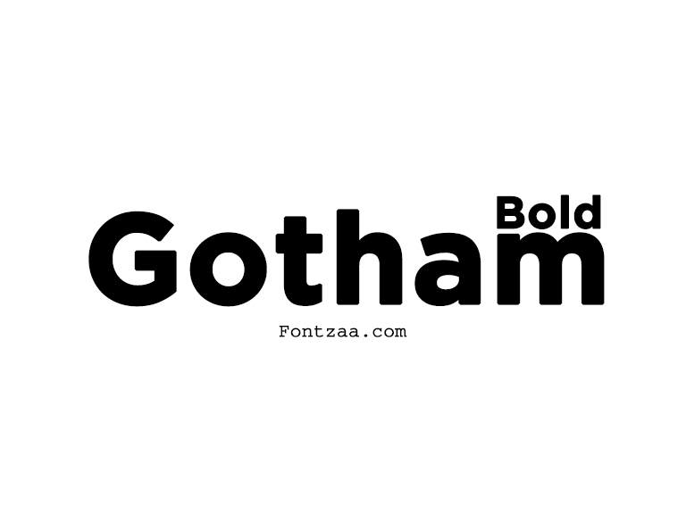 Gotham Bold Font Fontzaa Fonts Free Download   Gotham Bold 