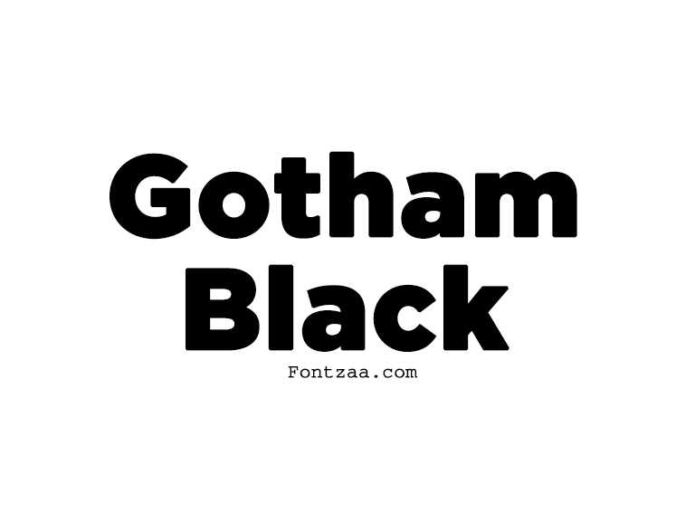 gotham regular font