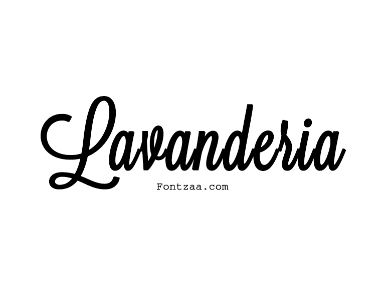 Lavanderia Font
