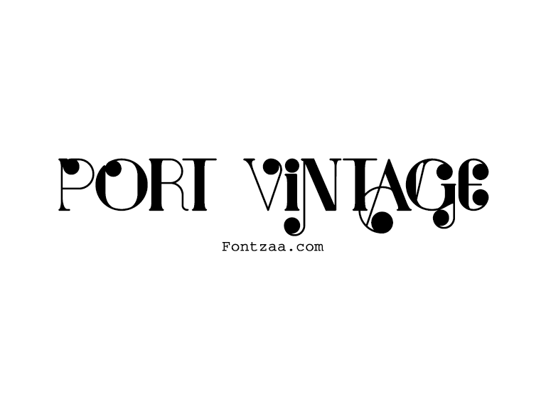 Port Vintage Font