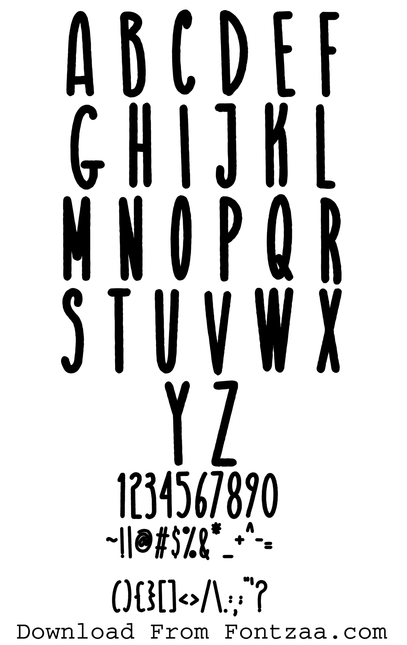 The Winter Soldier Font - Fontzaa - Exclusive Fonts Library