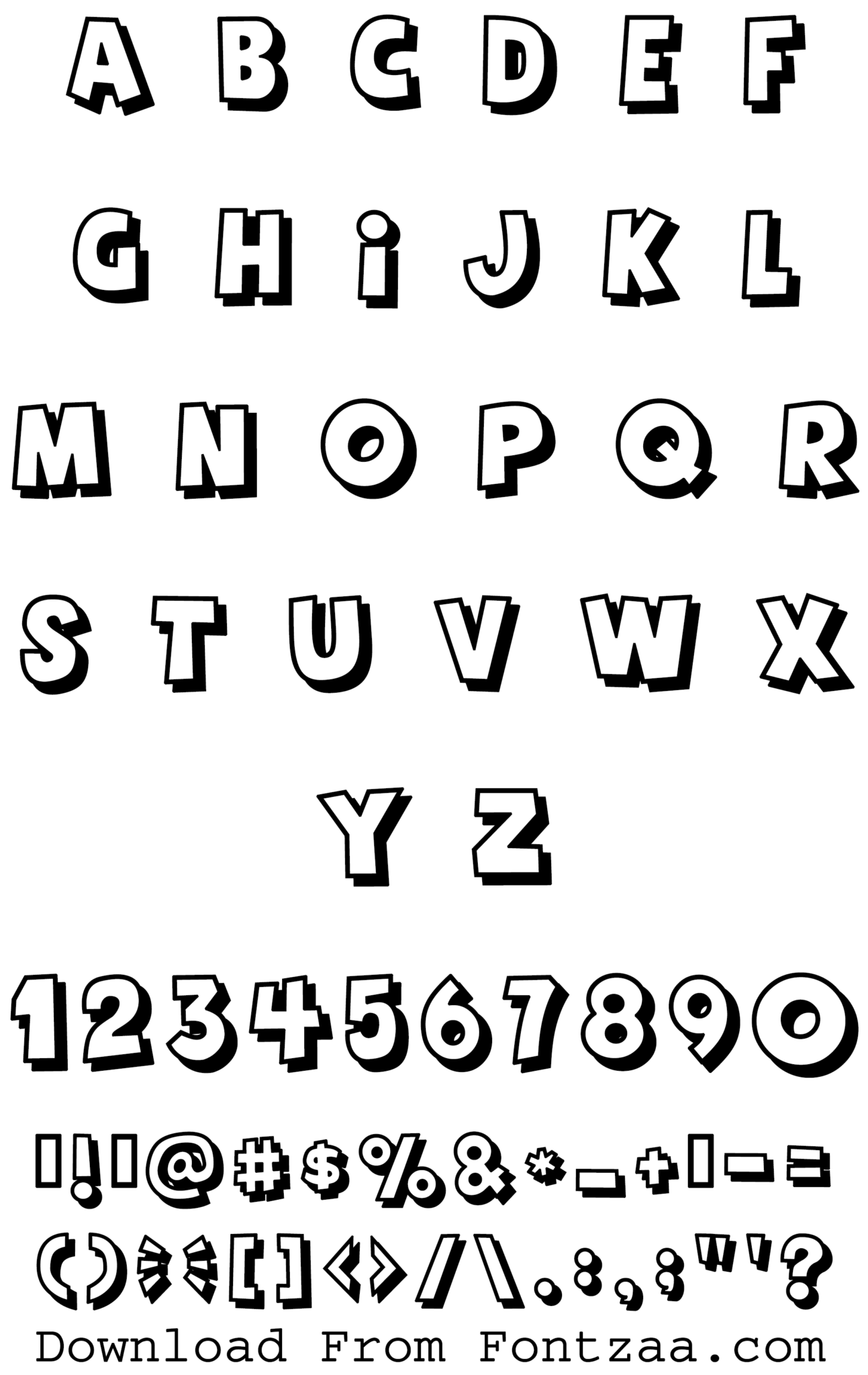 Toy Story Font Fontzaa Exclusive Fonts Library