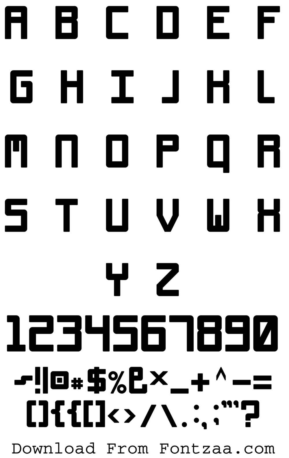 Void Font Fontzaa Exclusive Fonts Library 