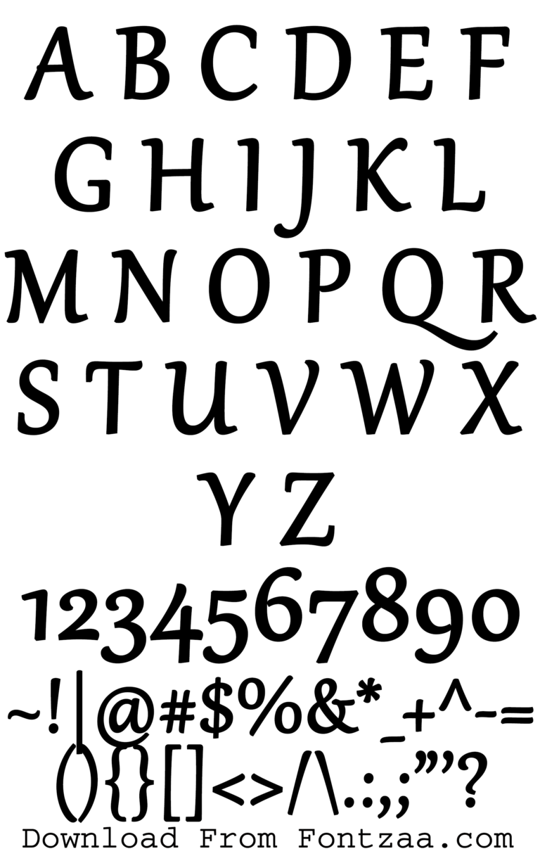 Gabriola Font Fontzaa Fonts Free Download