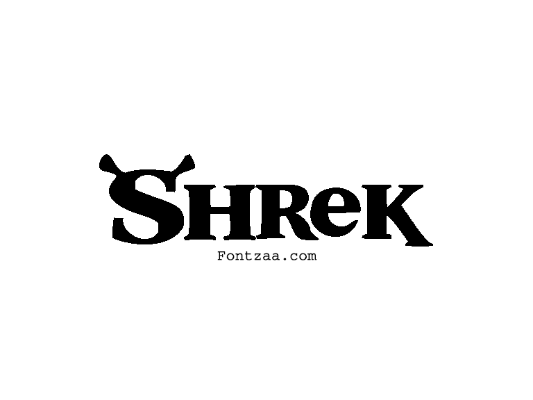 Shrek Logo Black and White – Brands Logos