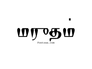 Marutham Font - Fontzaa - Exclusive Fonts Library