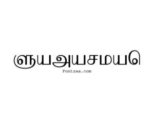 Senthamil Font