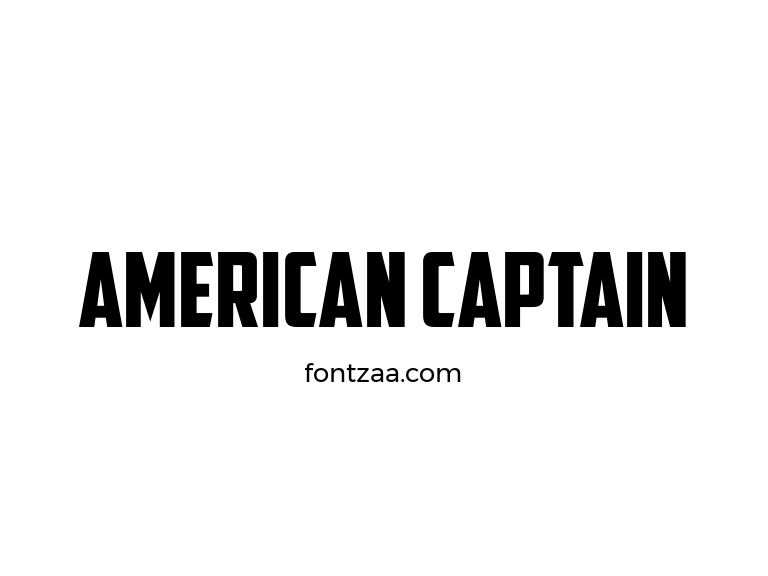 American Captain Font American Captain 2